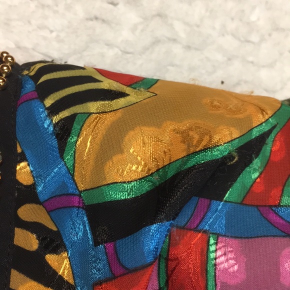 Vintage 80’s Diane Tres Georgette dress w/ matching scarf- women’s - Picture 10 of 13